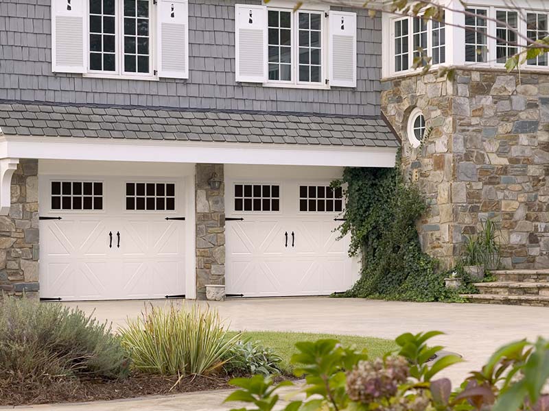 Carriage house style garage door