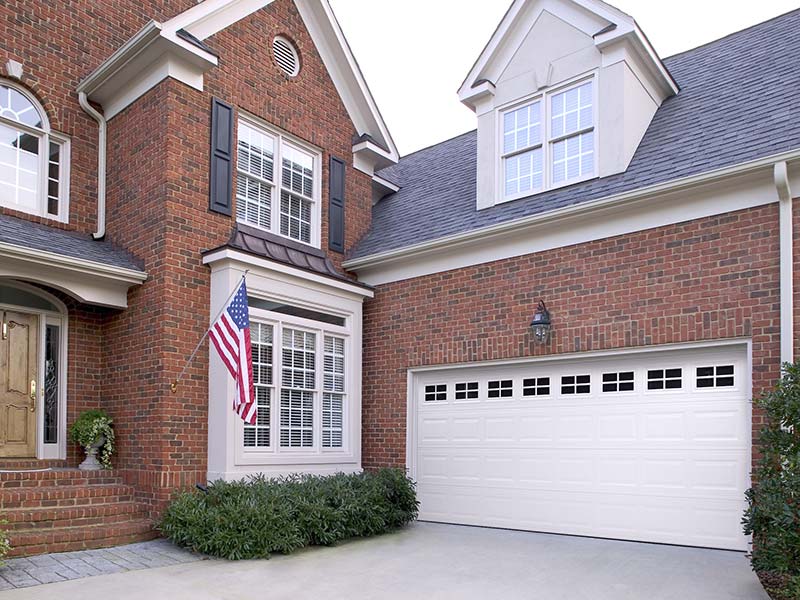 Insulated energy efficient garage door